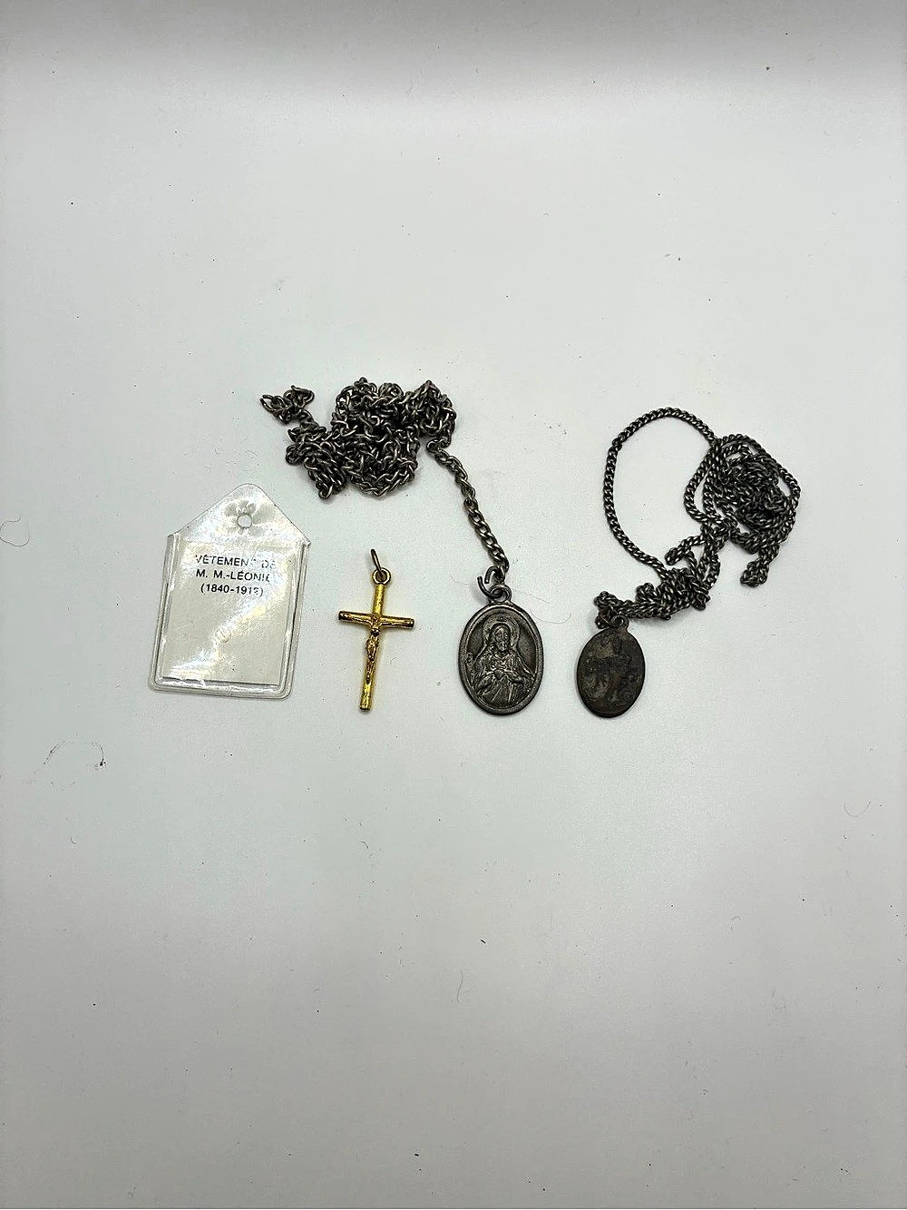 Cross Pendant Necklace Lot Gold & Black